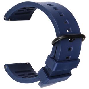 快拆氟橡胶表带男适用浪琴康卡斯天梭美度精工西铁城配件手表带