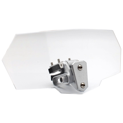 摩托车街车改装通用带调节支架加高小挡风玻璃透明加高小风挡玻璃