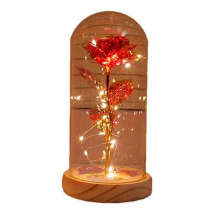 玫瑰花束摆件送闺蜜生日礼物女友妇女节创意永生花实用高级感礼品