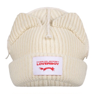 Charles Jeffrey LOVERBOY 25FW 超大款猪猪耳朵造型毛线帽冷帽