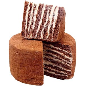 俄罗斯进口老味道双山提拉米苏蛋糕蜂蜜奶油可可网红蛋糕茶点500g