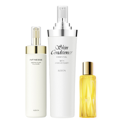 澳尔滨水乳油粉套装美白提亮