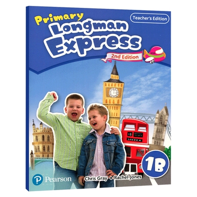 Primary Longman Express TBG 1B 英文原版 培生香港朗文PLE小学英语教材 一年级下学期教师用书  少儿英语外国语学校专用教材