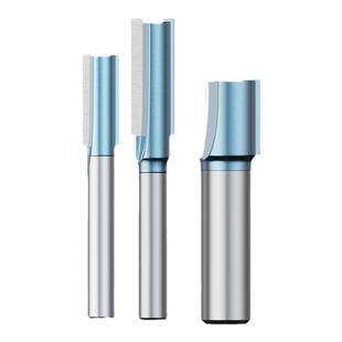 蓝胜双刃直刀修边机刀头大全雕刻机大锣机开料刀开槽铣刀木工刀具