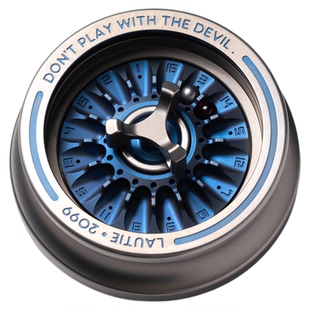 傲娇的老铁匠钛合金嘉年华轮盘 指尖陀螺桌面黑科技 edc解压玩具