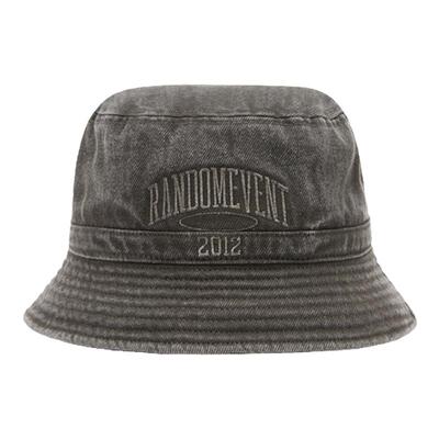 Randomevent文字刺绣牛仔渔夫帽
