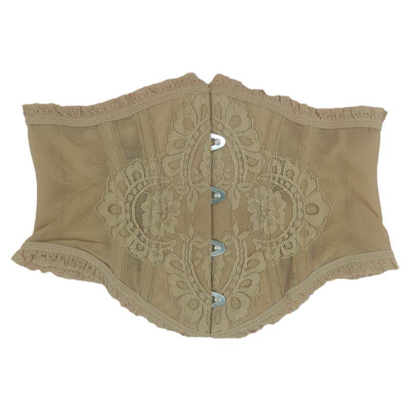婷美内衣女士vintage宫廷复古礼服隐形纤腰收腹束缚绑带塑身腰封