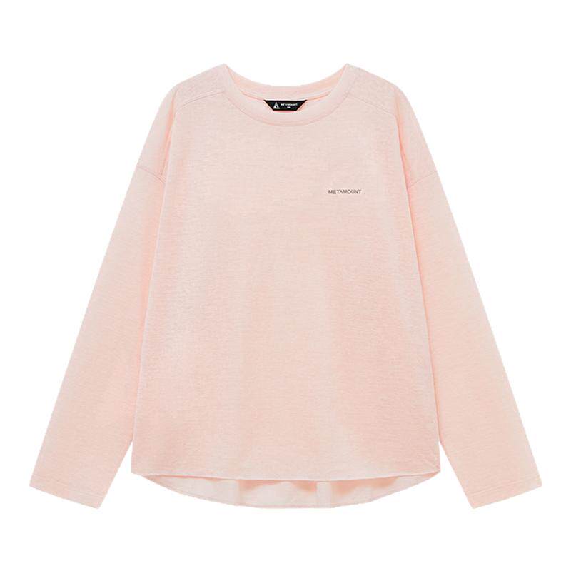 又见高山MetaMount 止观·云息 朦胧云雾肌理宽松显瘦凉感长袖T恤