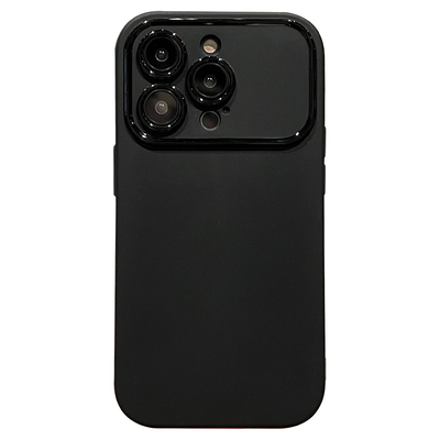 磨砂大视窗情侣全包镜头手机壳