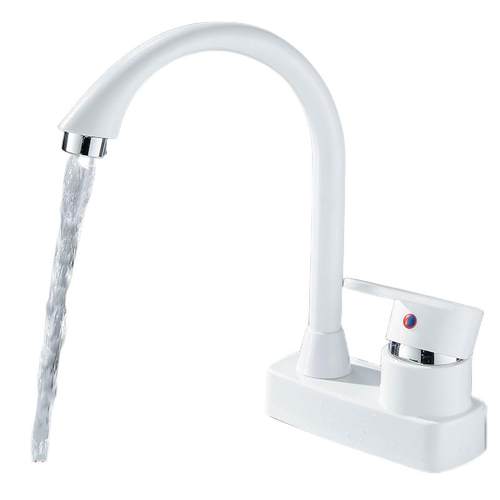 塑料冷热水双用水龙头开关面盆龙头台盆水槽洗脸盆洗菜盆PVC龙头