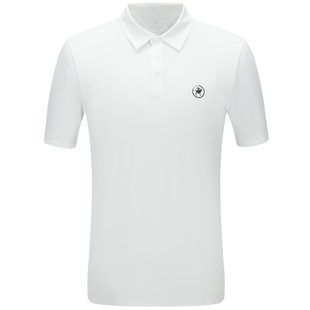 【防晒】HART MARX男士休闲短袖POLO衫夏克隆棉环保弹力简约T恤男