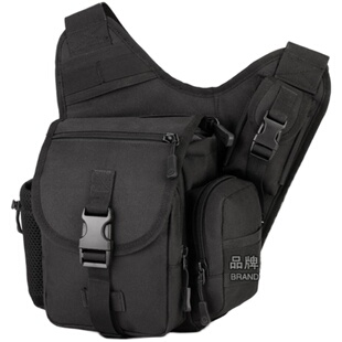 守护者小鞍袋户外帆布小斜挎包骑行包摄影包背包路亚弹弓包