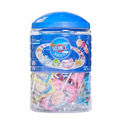 徐福记熊博士棒棒糖360g整桶