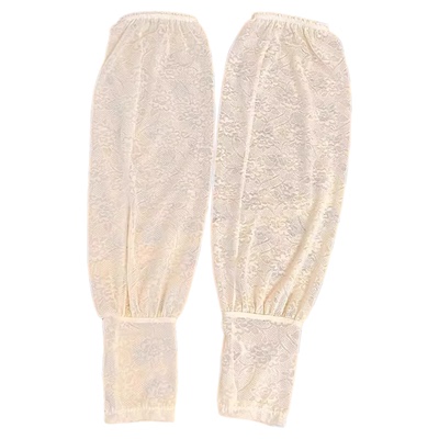 温柔仙女风蕾丝防晒冰袖薄款