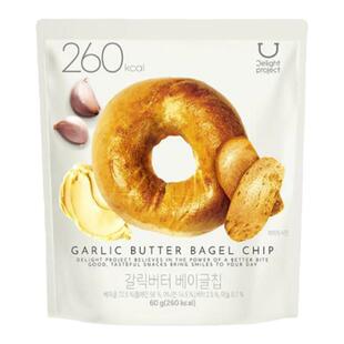 韩国直邮DELIGHT PROJECT低卡黄油香蒜巧克力玉米面包圈饼干贝果
