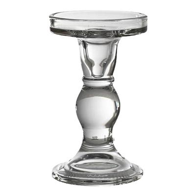 臻皿复古法式玻璃烛台摆件道具