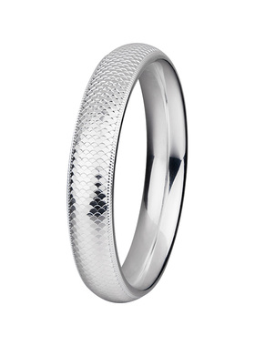 顺钦银楼S9999足银灵光手镯女