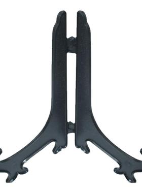 盘子支架展示盘架透明装饰艺术茶饼柜内塑料工艺品瓷盘吧唧盘架托