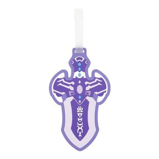 仙剑奇侠传 仙剑三可爱Q版魔剑造型行李牌 pvc防丢行李标识牌