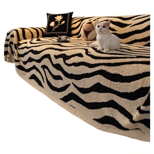 高级感沙发巾盖布2026新款秋冬季用坐垫全盖防滑毛绒毯子沙发套罩