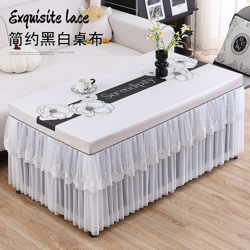 长方形烤火桌子罩套电炉新款套防油保护法式2025罩防水罩茶几火炉