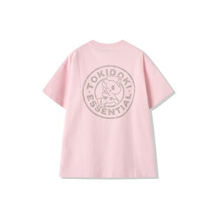 tokidoki2025春季新款后背斑驳印花短袖T恤男女同款情侣上衣