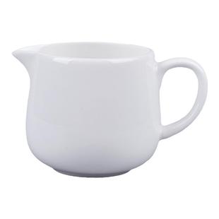 150ml骨瓷奶罐奶缸咖啡奶杯引流杯餐厅带嘴轻奢浇汁纯白奶盅包邮