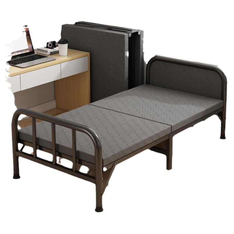 折叠床单人家用简易床办公室午睡神器便携小床出租屋成人硬板铁床