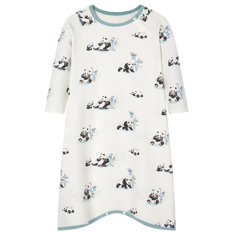 ibaby恒温儿童睡袍宝宝背心式睡袋女童睡裙男童家居服防踢被