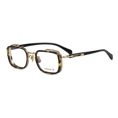 雕花窄框配近视防蓝光高度数眼镜