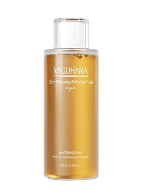 【自营】MIGUHARA/咪咕哈啦美白亮肤爽肤水400ml*2保湿达人推荐