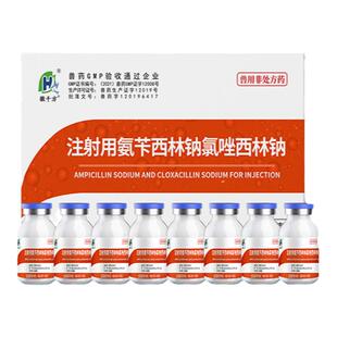 注射用氨苄西林钠氯唑西林钠兽用猪消炎链球菌丹毒肺炎牛羊用兽药
