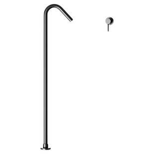 意大利立柱盆落地分体水龙头暗装入墙独立式浴缸边台洗手龙头