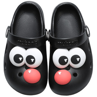 牧童童鞋儿童花园洞洞鞋夏季男童室内居家鞋软底海边沙滩鞋女童鞋