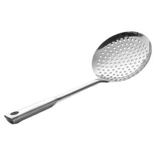 加厚油炸火锅大漏勺家用大码不锈钢厨师油鼓漏厨房大号过滤网漏勺