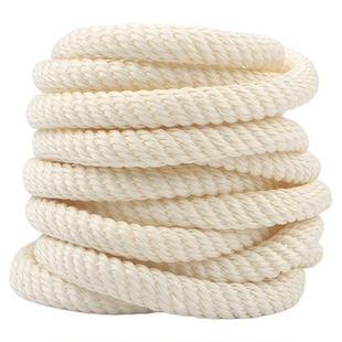 适配Ouder开口笑Ocai面包鞋男款女款粗麻绳白色米色加粗鞋带圆绳