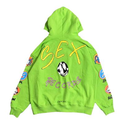 荧光配色小丑卡通可爱搞怪卫衣