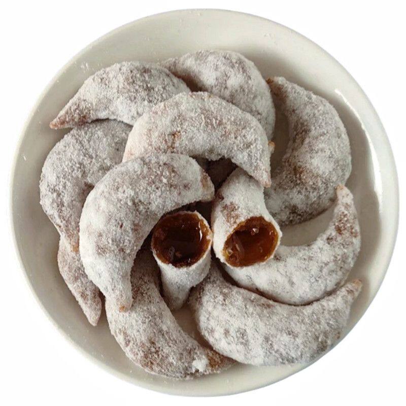 厂家直销】正宗红糖稀羊角蜜传统河南特产老式果子糕点梅豆角饺子