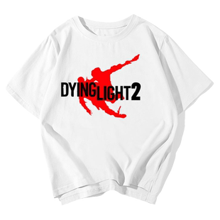 消逝的光芒2丧尸僵尸行尸走肉游戏周边短袖t恤衫男女半截袖上衣服