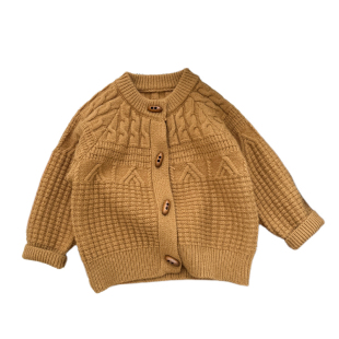 男童春秋装麻花毛衣套装男宝宝洋气时髦针织开衫婴儿休闲百搭裤子