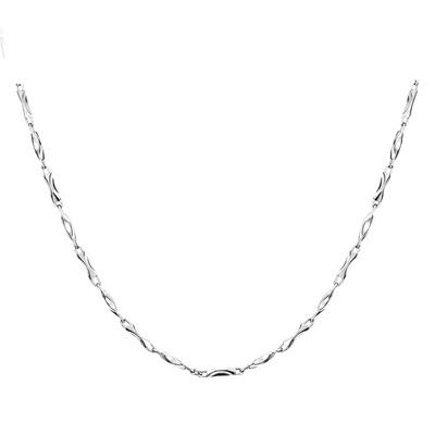 PT950铂金项链18k白金项链专柜锁骨链镀金链细款颈链单链百搭素链