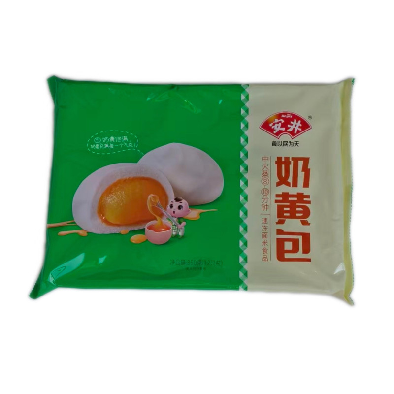 安井奶黄包360g*12包整箱速食