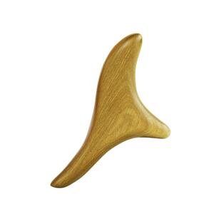 三角雀按摩器刮脚底板地筋点穴神器刮痧板绿檀实木足底按摩工具棒