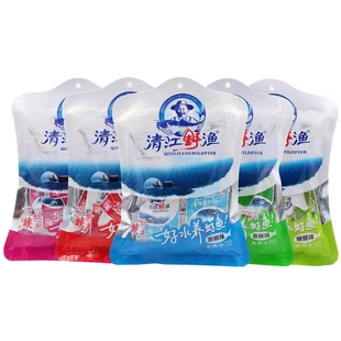 三峡特产清江野渔泡椒小鱼仔鱼肉干110g袋装小吃即食鱼仔休闲零食