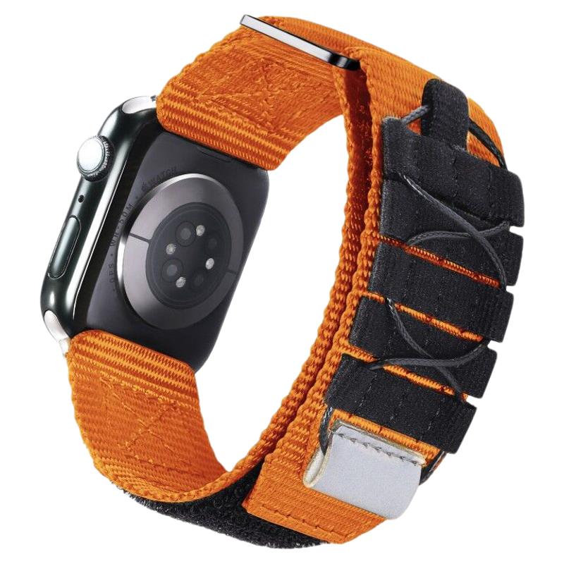 高级工装帆布魔术贴GT2适用华为GT3手表watch4表带3pro尼龙22新款