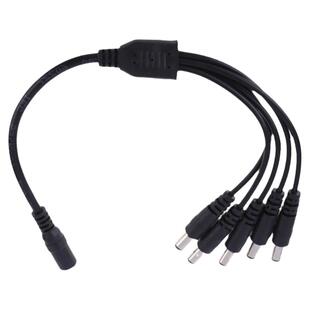 灯带DC1分2母一拖二电源线 DC一公二母5.5*2.1mm公母插头电源线