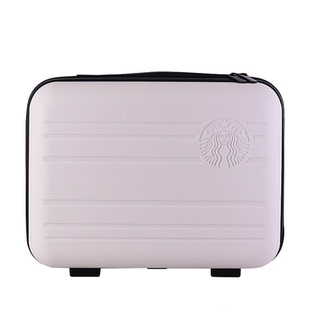 星巴克14寸手提行李箱化妆箱登机箱儿便携收纳随行迷你箱耐磨防水