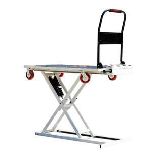 喜目雷克车电动液压升降平台随车搬运货物小型便携剪叉平板手推车