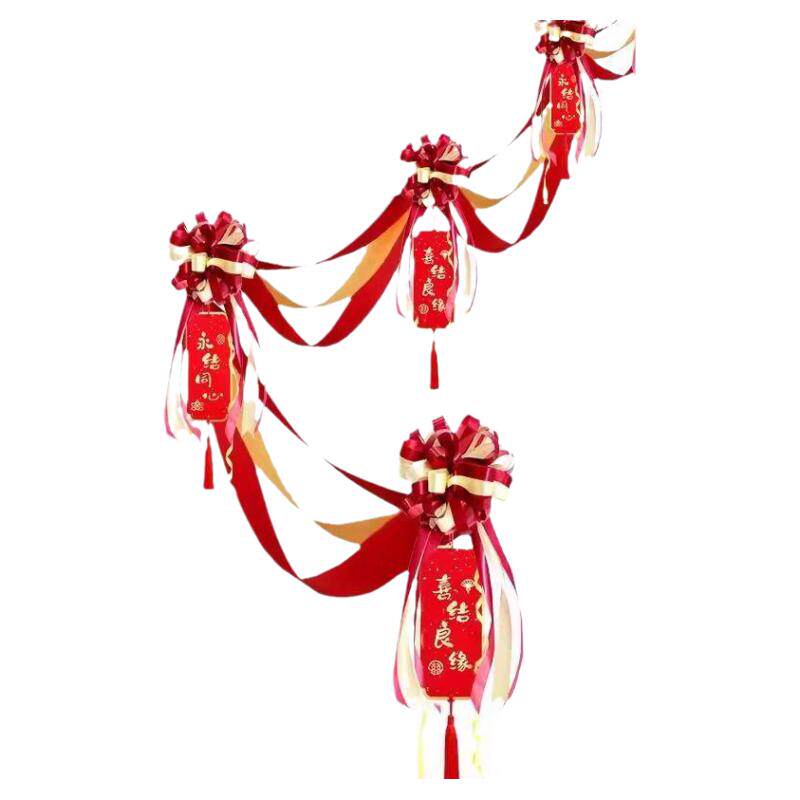 结婚楼梯扶手装饰婚房布置拉花气球护栏栏杆结婚用品大全台阶阳台