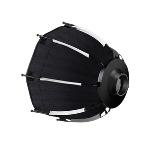 快拆柔光箱30CM深口抛物线快装八角柔光罩MINI保荣卡口深抛轻便补光灯配件视频拍摄直播影棚附件带格栅柔光布